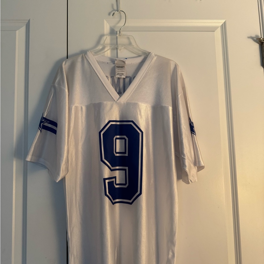 Dallas Cowboys Romo NFL White and Navy #9 Football Jersey size medium